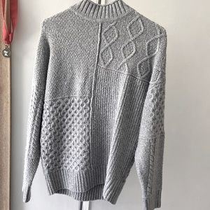 Grey sweater, very warm🥵